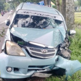 Sopir Ngantuk! Mobil Pemudik Asal Gresik Tabrak Pohon di Jombang, Satu Keluarga Luka-luka