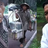 Betapa Kagetnya Kakek Penjual Cincau Ini Diberi Modal Rp10 Juta oleh Dedi Mulyadi di Tengah Jalan