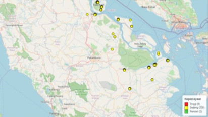 BMKG Deteksi 213 Titik Panas di Provinsi Riau, Ini Detailnya
