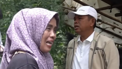 Detik-detik Gubernur Jabar KDM Skakmat Pedagang yang Ngeyel, Sudah Diguyur Uang Lebaran Malah Nekat Jualan