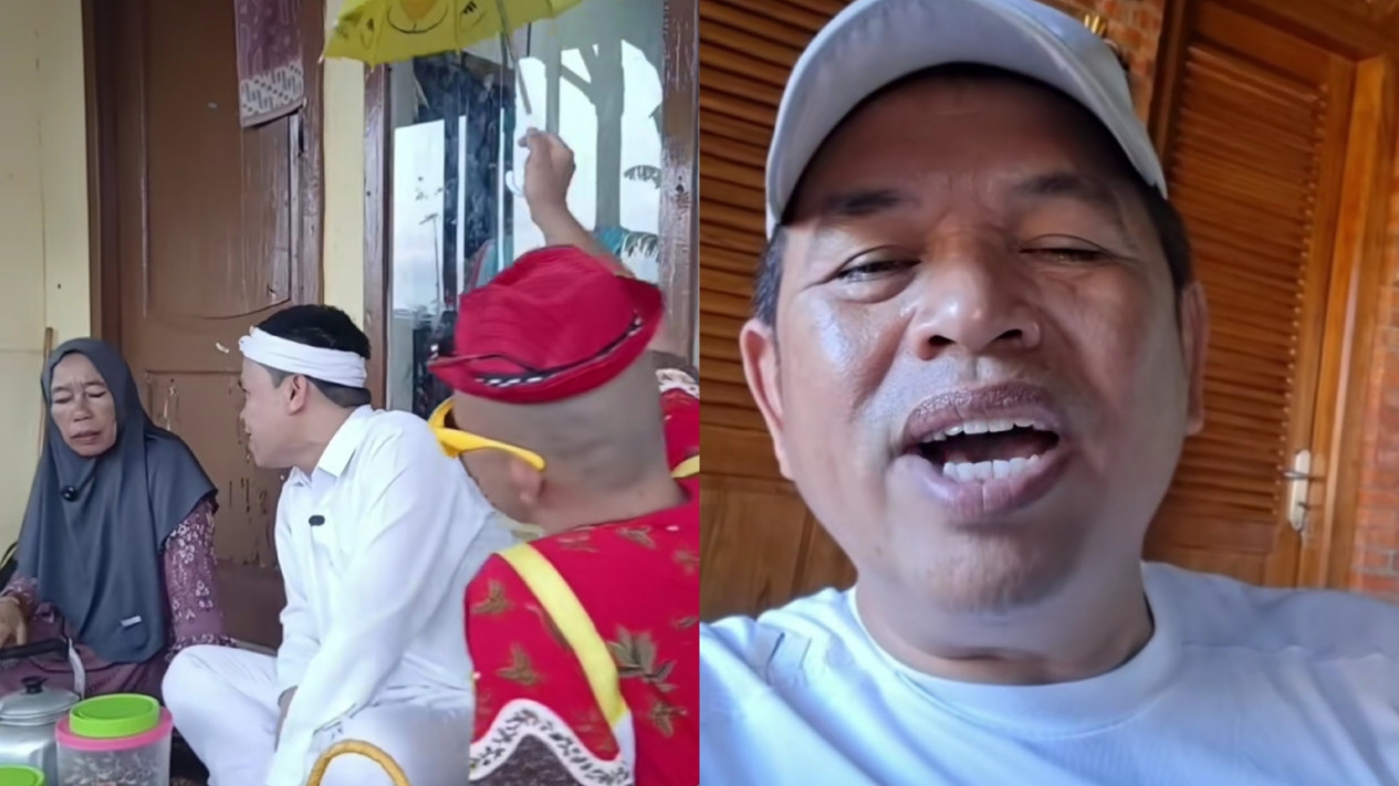 Tiru Gaya Dedi Mulyadi, Kreator Ini sampai Ditegur Dua Kali hingga Berujung Permintaan Maaf
            - galeri foto