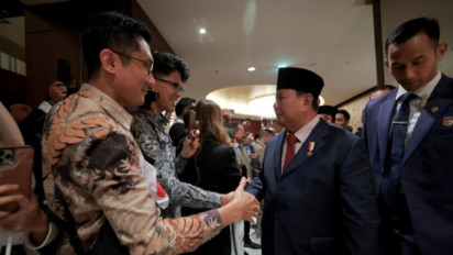 Presiden Prabowo Tiba di Jepang, Sempatkan Bertemu Diaspora