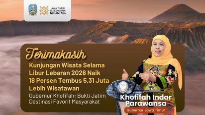 Kunjungan Wisatawan ke Jatim di Masa Libur Lebaran 2026 Naik 18 Persen