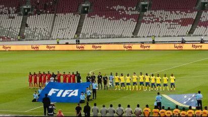 Kondisi Terkini Lapangan Stadion GBK Usai Laga St Kitts and Nevis Vs Kepulauan Solomon Ditunda 1,5 Jam