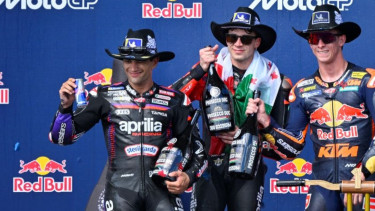 Akui Aprilia Terlalu Kuat, Pedro Acosta Ungkap Rahasia Finis Ketiga di MotoGP Amerika 2026