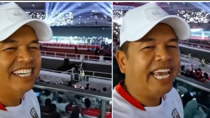 Nonton Langsung Timnas Indonesia di GBK, Gubernur Dedi Mulyadi Ucapkan Pesan Manis untuk Sosok Ini