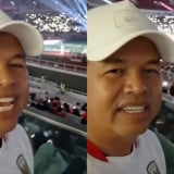 Gubernur Dedi Mulyadi Nonton Langsung Timnas Indonesia di GBK: Kiper Timnas Nih!