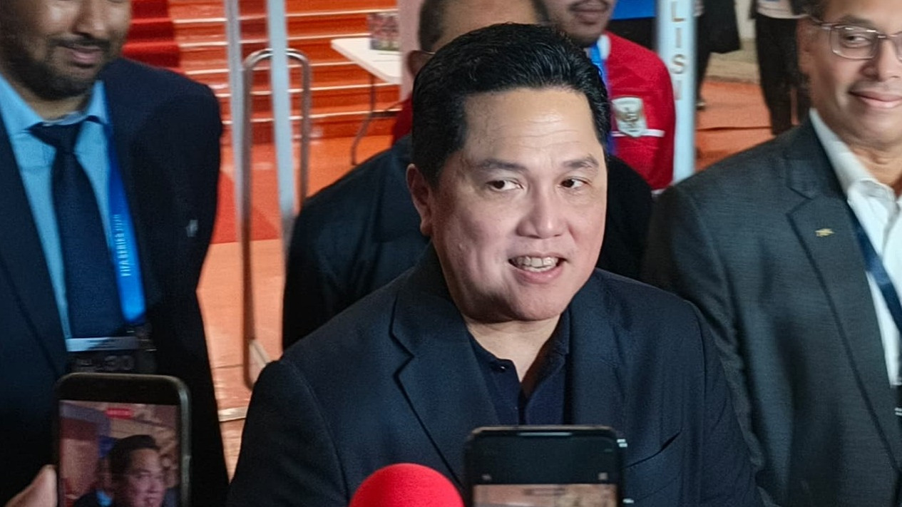 Erick Thohir Full Senyum, Meski Timnas Indonesia Kalah tapi FIFA Tetap Lempar Pujian Buat PSSI dan Janjikan Hal Spesial Ini
            - galeri foto