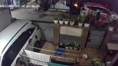 Detik-detik Pelaku Penyiraman Air Keras di Tambun Bekasi Terekam CCTV