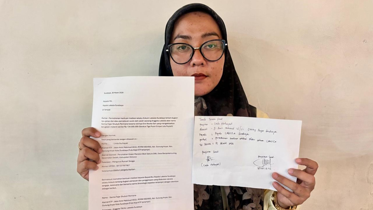 Dugaan Penipuan Ratusan Juta, Korban Minta Penyelesaian ke Lakesla Surabaya
            - galeri foto