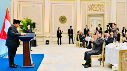 Prabowo Terima Penghargaan Tertinggi Korea, Masuk Jajaran Tokoh Dunia Penerima Grand Order of Mugunghwa