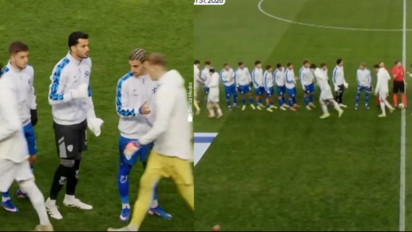 Detik-detik Aksi Dingin Pemain Timnas Bosnia U-21 Ogah Jabat Tangan dengan Skuad Israel U-21 Jadi Sorotan Dunia