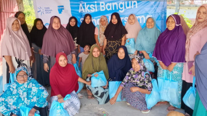 Upaya Pemulihan Pasca Bencana, Ratusan KK di Sumatera Terima Bantuan