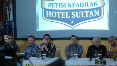 JK dan Din Syamsuddin Pasang Badan untuk Hotel Sultan, Teken Petisi Tolak Perampasan dan Peringatkan Dampaknya