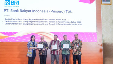 BRI Savet 3 Penghargaan Dealer Utama dengan Kinerja Terbaik dari Kemenkeu, Berkat Kontribusi Penting Ini