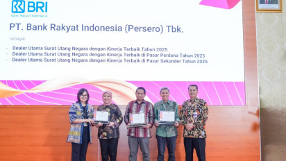 BRI Sabet 3 Penghargaan Dealer Utama dengan Kinerja Terbaik dari Kemenkeu, Berkat Kontribusi Penting Ini