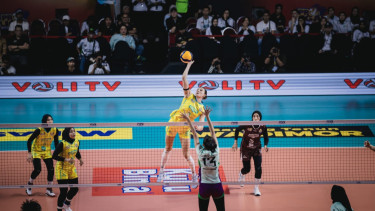 Laga Sengit Final Four Proliga Surabaya, Electric PLN Mobile Tumbangkan Pertamina Enduro 3-2