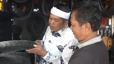KDM Bongkar Bengkel Kumuh di Cirebon, Si Tukang Tambal Ban Justru Bahagia Tempat Usahanya Dirobohkan: Mau Pak