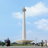 Libur Kenaikan Yesus Kristus, Wisatawan di Monas Membludak