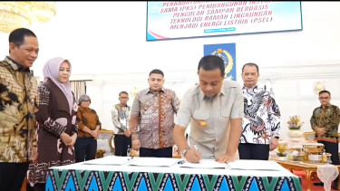 Menteri LH Hanif Faisol Nurofiq Saksikan Kerja Sama PSEL, Makassar Siap Kelola Sampah Jadi Energi
