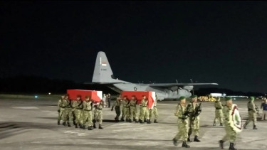 Jenazah 3 Prajurit TNI yang Gugur di Lebanon Tiba di Tanah Air, Dimakamkan di TMP Pahlawan Hari Ini