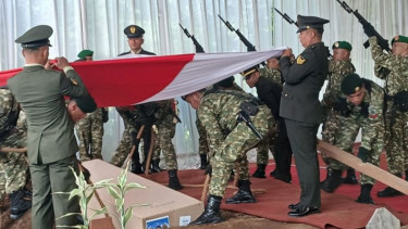 Jenderal TNI Tandyo Budi Revita Berharap Dharma Bakti Serka Muhammad Nur Ichwan Menjadi Suri Tauladan Prajurit TNI