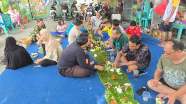 Rayakan Hasil Panen, Warga Gandaria Utara Gelar "Makan Bareng Bergizi"