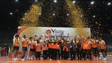 Doni Haryono Kalahkan Rivan Nurmulki Cs, Nakhon Ratchasima Kawinkan Gelar Juara di Liga Voli Thailand 2025-2026