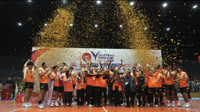 Doni Haryono Kalahkan Rivan Nurmulki Cs, Nakhon Ratchasima Kawinkan Gelar Juara di Liga Voli Thailand 2025-2026