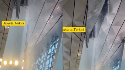 Atap Terminal 3 Bandara Soetta Jebol Saat Hujan Deras, Ini Faktanya