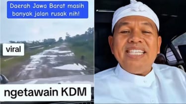 Dedi Mulyadi Ditertawakan Karena Jalan Rusak di Jonggol, KDM Malah Curiga: Teteh Akang Mau Kemana Atuh?