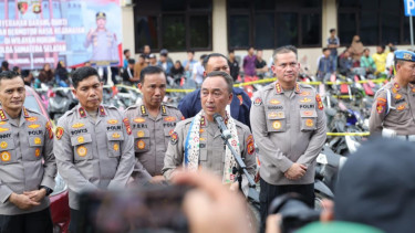 Ratusan Motor Curian Dikembalikan ke Pemilik Sah, Kapolda Sumsel Tegaskan Pemulihan Hak Korban Jadi Prioritas