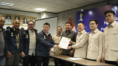 Geliat Pendaftaran Caketum HIPMI Pusat Dimulai, Anthony Leong Ambil Formulir Pendaftaran