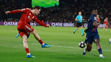 PSG Tampil Perkasa! Doue dan Kvaratskhelia Bungkam Liverpool 2-0 di Paris