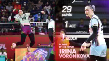 Mengenal Irina Voronkova, Mesin Pencetak Poin yang Bawa Jakarta Pertamina Enduro Melonjak di Final Four Proliga 2026!