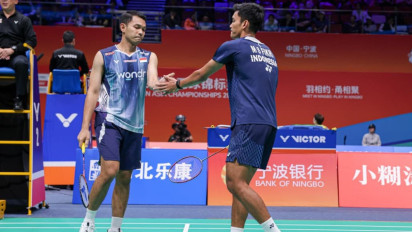 Hasil Kejuaraan Asia 2026: Lewati Wakil Tuan Rumah Straight Game, Fajar/Fikri Melangkah Mulus ke Babak Perempat Final