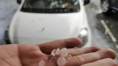 Hujan Es Guyur Kota Malang, BPBD Minta Warga Tak Panik dan Pahami Fenomena Alam