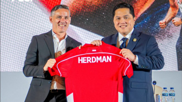 Diajak Joging Pelatih Timnas Indonesia John Herdman, Ketum PSSI Erick Thohir: Kita Nggak Kuat