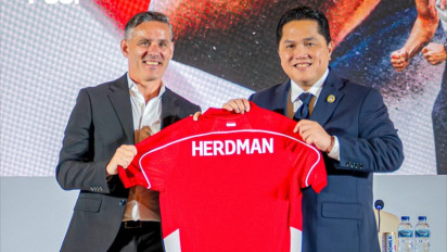 Diajak Joging Pelatih Timnas Indonesia John Herdman, Ketum PSSI Erick Thohir: Kita Nggak Kuat
