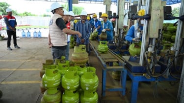 Stop Panic Buying LPG 3 KG, Tim Reskrim Polresta Banyuwangi Sidak SPPBE di Banyuwangi