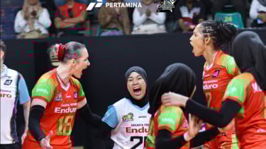 Jakarta Pertamina Enduro 'Hancurkan' Harapan Gresik Phonska di Final Four Proliga 2026, Amankan Peluang ke Grand Final