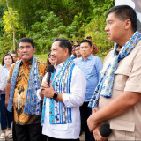 Kunjungi Provinsi Sulut, Mendagri Bersama Menteri PKP dan Kepala BPS Tinjau Program Perumahan Rakyat di Minahasa