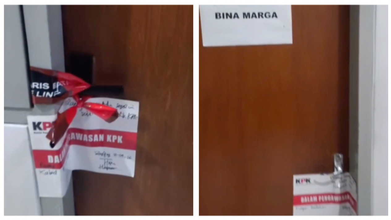 Buntut OTT Bupati Tulungagung, KPK Segel Sejumlah Ruangan di Kantor Dinas PUPR
            - galeri foto