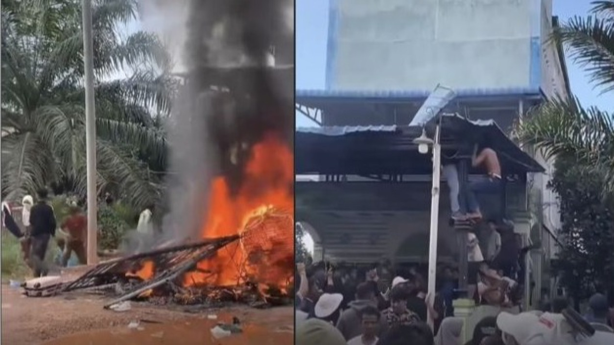 Ribuan Warga Marah Geruduk Rumah Terduga Bandar Narkoba di Rokan Hilir, Perabotan hingga Lima Motor Dibakar
            - galeri foto