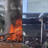 Kapolda Riau Copot Kapolsek Panipahan Buntut Ratusan Warga Bakar Rumah Bandar Narkoba
