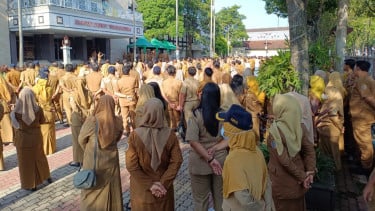 Pasca OTT KPK, Apel Rutin Pemkab Tulungagung Tidak Dihadiri Belasan Pejabat Terperiksa