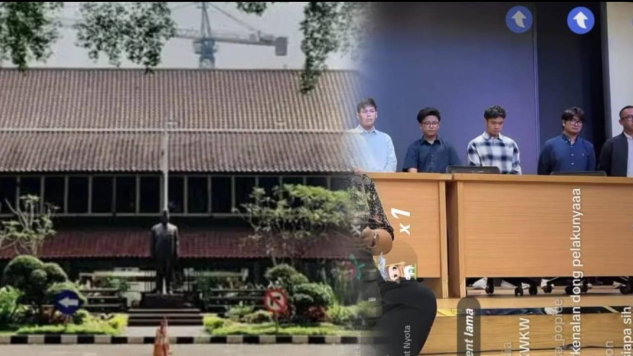 16 Mahasiswa FH UI Pelaku Pelecehan Seksual Akhirnya Dimunculkan, Sidang Dini Hari Berubah Jadi Ledakan Emosi Massa
            - galeri foto