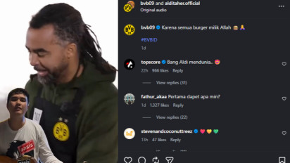 Aldi's Burger Mendunia, Usaha Makanan Milik Aldi Taher Tiba-tiba 'Mejeng' di Instagram Klub Jerman Borussia Dortmund