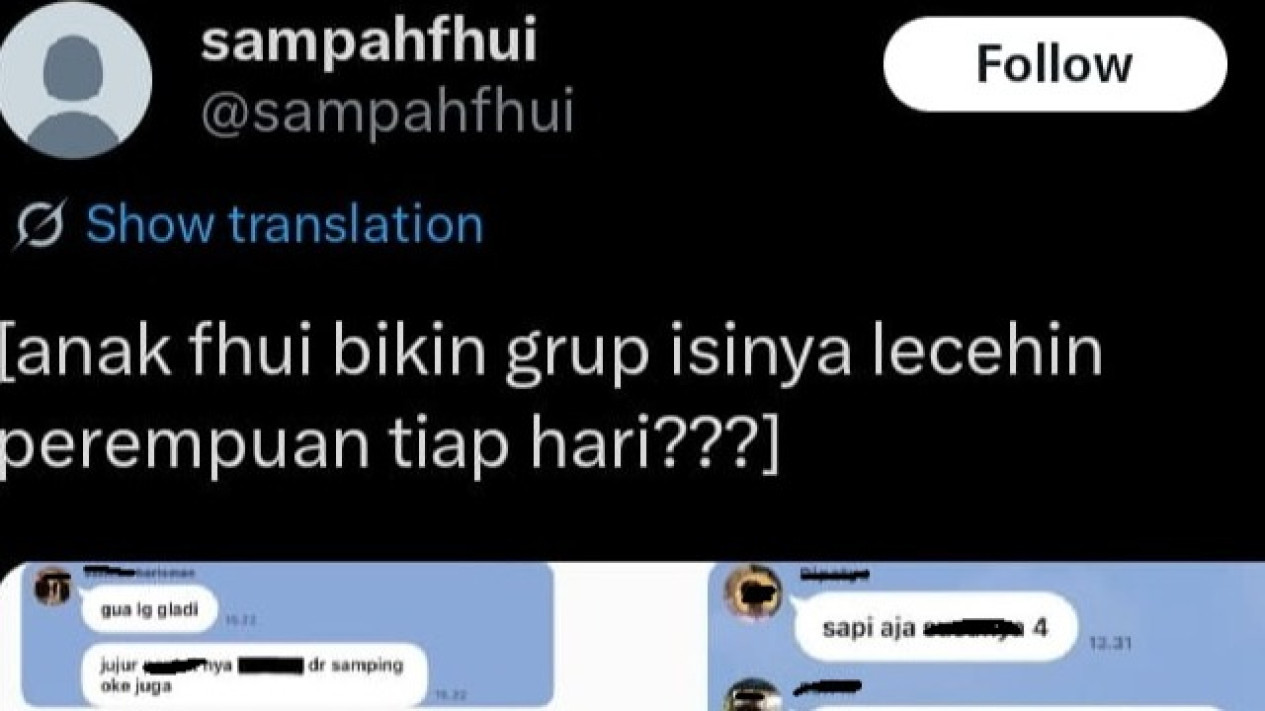 Fakta-Fakta terkait Dugaan Pelecehan Seksual di Grup Chat FH UI: Bermula dari Unggahan @sampahfhui hingga "Persidangan" Viral di TikTok
            - galeri foto