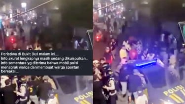 Polisi Bantah Mobil Patroli Tabrak Warga saat Tawuran di Tebet, Korban Terjatuh Dekat Kendaraan